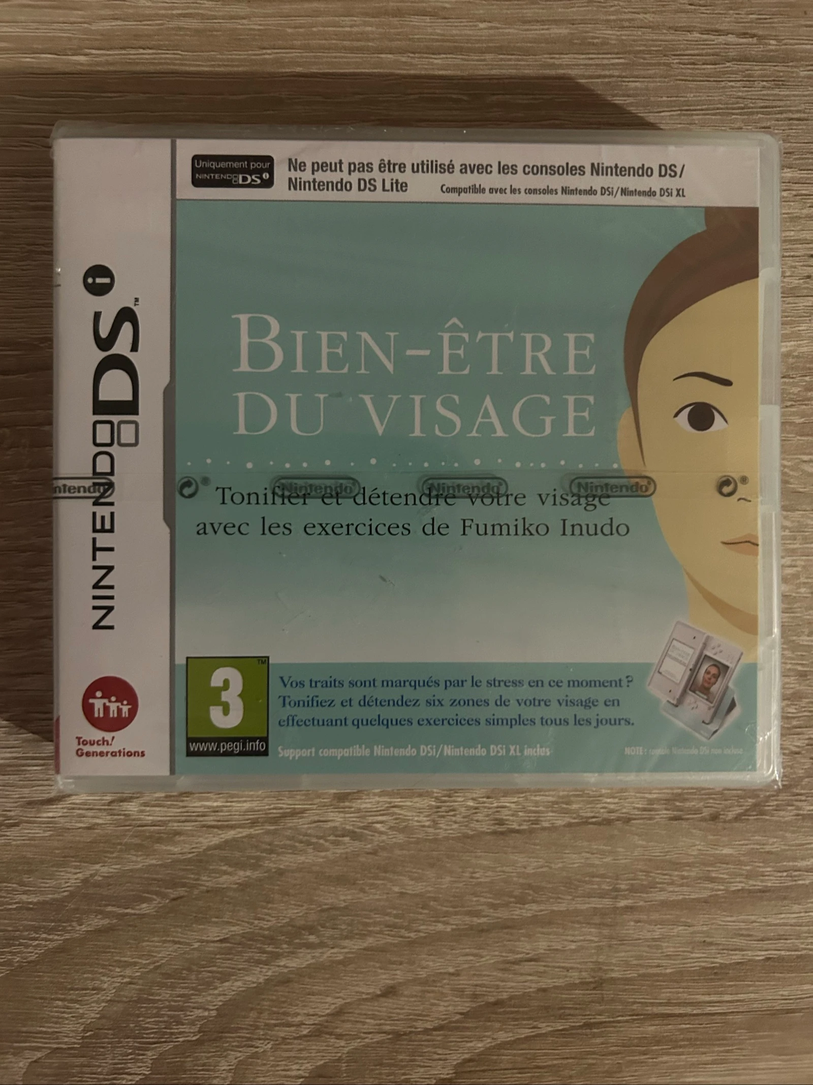 Bien-être du Visage – Nintendo DSi – Neuf sous blister d’origine